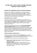 Konspekts 'Ģermāņu ciltis: vēsture, kultūra, mitoloģija, sabiedrība un kultūras mantojums', 1.