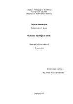 Referāts 'Kultūras tipoloģijas veidi', 1.