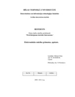 Referāts 'Elektroniskās mācību grāmatas', 1.