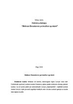 Eseja 'Politiskā psiholoģija - Helēnas Demakovas personības apraksts', 1.