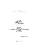 Biznesa plāns 'Jauna ēdināšanas uzņēmuma "Liesmiņa" koncepcijas izstrāde', 1.