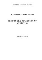 Diplomdarbs 'Personāla apmācība un attīstība', 1.