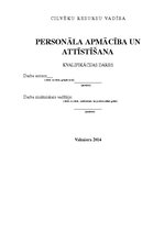 Diplomdarbs 'Personāla apmācība un attīstība', 2.