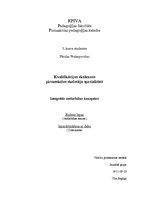 Konspekts 'Integrētās nodarbības konspekts', 1.