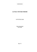 Konspekts 'Latvijas vēstures periodi', 1.