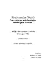 Referāts 'Relāciju objektu datu bāzes 2', 1.