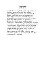 Konspekts 'Anna Sakse "Pasakas par ziediem"', 4.