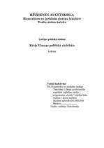 Referāts 'Kārļa Ulmaņa politiskā aktivitāte', 1.