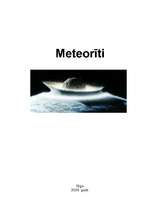 Referāts 'Meteorīti', 1.