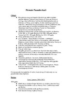 Konspekts 'Pirmais Pasaules karš', 1.