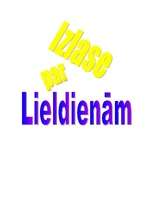 Referāts 'Izlase par Lieldienām', 1.