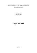 Konspekts 'Supremātisms', 1.