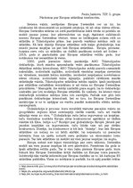 Eseja 'Pārdomas par Eiropas attīstības tendencēm', 1.