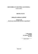 Biznesa plāns 'Biznesa plāns SIA "Retro"', 1.