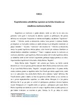 Eseja 'Kapitālistiskās sabiedrības izpratne un kritika klasisko un mūsdienu marksistu d', 1.