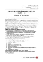 Paraugs 'Darba aizsardzības instrukcija darbam ar motorzāģi', 1.