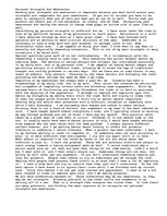 Eseja 'Personal Strengths and Weaknesses', 1.