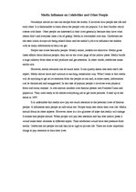 Eseja 'Media Influence on Celebrities and Other People', 1.