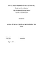 Referāts 'Skābie lieti un to ietekme uz apkārtējo vidi', 1.