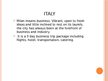 Prezentācija 'Business Trip to Italy', 3.