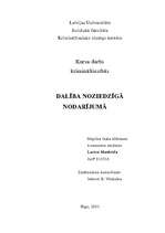 Referāts 'Dalība noziedzīgā nodarījumā', 1.