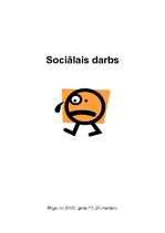 Referāts 'Sociālais darbs', 1.