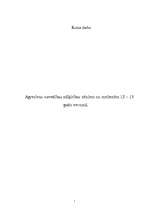 Referāts 'Agresīvas uzvedības atšķirības zēniem un meitenēm 12 - 13 gadu vecumā', 1.