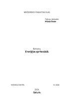 Referāts 'Enerģijas aprite dabā', 1.