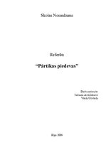 Referāts 'Pārtikas piedevas', 1.