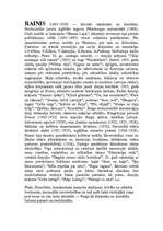 Konspekts 'Rainis', 1.