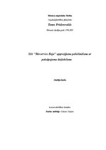 Referāts 'Uzņēmuma apgrozījuma palielināšana ar pakalpojumu dažādošanu', 1.