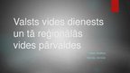 Prezentācija 'Valsts vides dienests un reğionālās pārvaldes', 1.