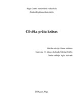 Referāts 'Krāsu ietekme uz cilvēka psihi', 1.