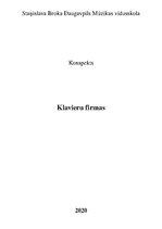 Konspekts 'Klavieru, flīgeļu ražotāji', 1.