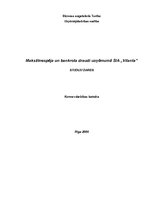 Referāts 'Maksātnespēja un bankrota draudi uzņēmumā SIA "Vilanta"', 1.