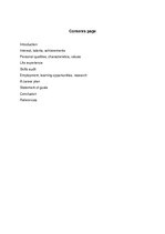 Paraugs 'Personal Profile', 1.