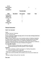 Paraugs 'Personal Profile', 4.