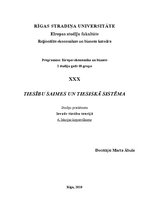 Konspekts 'Tiesību saimes un tiesiskā sistēma', 1.