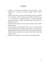 Referāts 'Ievads studiju nozarē - SharePoint', 12.