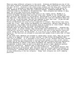 Eseja 'Hinduism vs. Buddhism', 1.