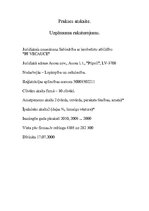 Prakses atskaite 'Prakses atskaite. Uzņēmuma raksturojums', 1.