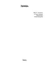 Referāts 'Spānija', 1.