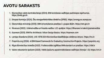 Prezentācija 'Mazstāvu ēkas BIM modeļa izstrāde', 10.