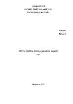 Eseja 'Cilvēka vērtību sistēma mūsdienu pasaulē', 1.