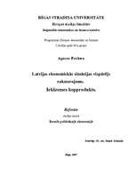 Referāts 'Iekšzemes kopprodukts', 1.