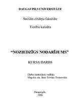 Referāts 'Noziedzīgs nodarījums', 1.