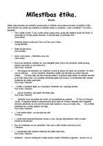 Referāts 'Mīlestības ētika', 1.