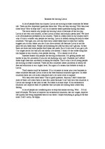 Eseja 'Reasons for Leaving Latvia', 1.