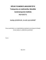 Konspekts 'Kravu izvietošanas un nostiprināšanas paņēmieni autotransporta līdzekļu kravas t', 1.