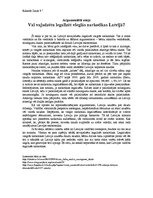 Eseja 'Vieglo narkotiku legalizācija Latvijā', 1.
